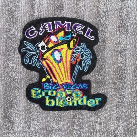 National Emblem Lot Of Two Vintage Camel Iron On Patch Big Vegas Grove Blender