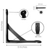 Edenic 2pcs Scaffold Board Gallows Shelf Brackets - 6x6 Inch
