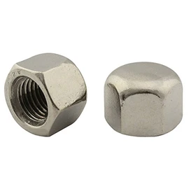 Cap Nuts (Low Shape) - M10 - (Pack of 25) - DIN 917 - Hexagonal Acorn Nuts - Stainless Steel A2 (V2A) - SC917 - SC-Normteile