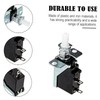 Operitacx 20pcs Self-locking Switches for Range Hood Vent Cabinet Straight