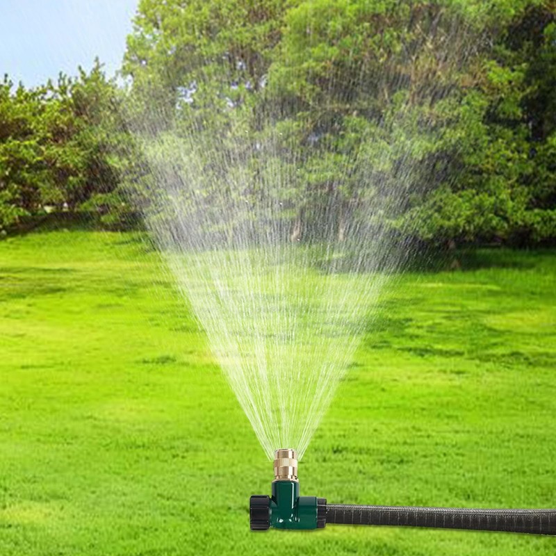 Metal Lawn Sprinkler for Yard 2 Pack, Adjustable Brass Garden