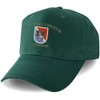 11th Special Forces Group Embroidered Forest Green Ball Cap