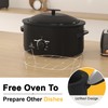 8 QT Electric Roaster Oven with Self-Basting Lid, Turkey Roaster