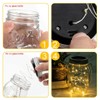Solar Glass Jar Lid Lights 20 LED Fairy String Lights