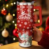qoepfnsh Christmas Tumbler 40 oz Christmas Tumblers with Handle and