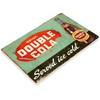 Tinworld Tin Sign: Double Cola Soda Retro Metal Décor D055