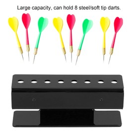 OUKENS Dart Rack, Wall Mounted Acrylic Indoor Pin Dart Stand Display Holder Dartboard Cabinet for Fitness Room Training