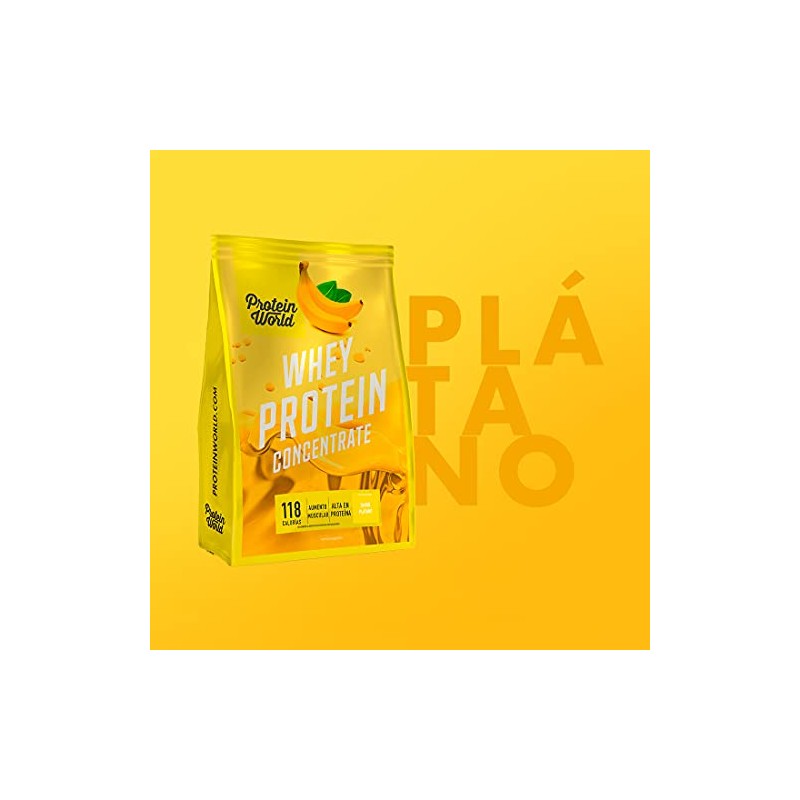 Protein World - Whey Protein Sabor Pltano 900 g Protena