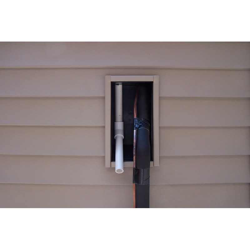 Black Line Set Rough In Box HVAC Contractors Termination Point