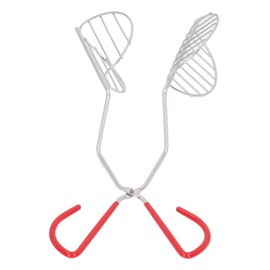 Prensa de Tortillas de Pinzas de Cáscara de Taco de Acero Inoxidable para Freír de Forma Segura, Drenaje Más Fácil con Limpieza Simple, Cocina