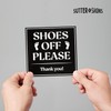 Shoes Off Please Sign | Please Remove Your Shoes Sign