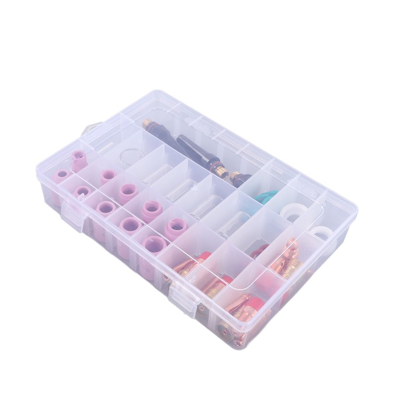 55 Pcs Set TIG Welding Consumables Ceramic Nozzle Heat Resistant