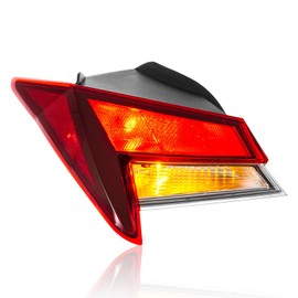 TODO 92401-AA020 Tail Light Assembly for 2021 2022 2023 2024 2025 Hyundai Elantra SE/SEL (Korean Built), Driver Side (Left Side)