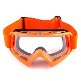1Storm Motocross MX BMX ATV Dirt Bike Ski Snowboard MX Snow Goggles, Arrow Orange