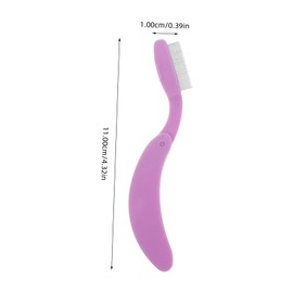 Outanaya Eyelash Separator Tool Eyelash Comb for Eyebrow Grooming Durable Compact Makeup Applicator Brush for Travel Ergonomic Design