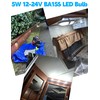 1156 BA15S LED Bulbs 12-24V, 1141 1003 7506 6000K Daylight