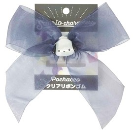 Eye Planning Sanrio Characters Clear Ribbon Rubber Pochacco Size: Approx. W15.7 x H2.0 inches (40 x 50 cm) Mascot Part K1822E
