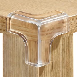 Paquete de 14 protectores de esquina transparentes, en forma de T, para bordes de mesa, cojines de seguridad para bebés, cubiertas para muebles y protección contra esquinas afiladas