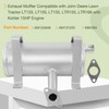 Exhaust Muffler Compatible with John Deere Lawn Tractor LT133 LT150