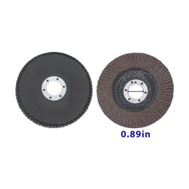 LiGuVCY 40 Grit 10Pcs Flap Discs 4.5 Inch x 7/8 Inch Arbor Premium Aluminum Oxide Grinding Wheels