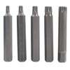 Spline Socket Bit Set 11 Piece 1/2 Drive Standard and