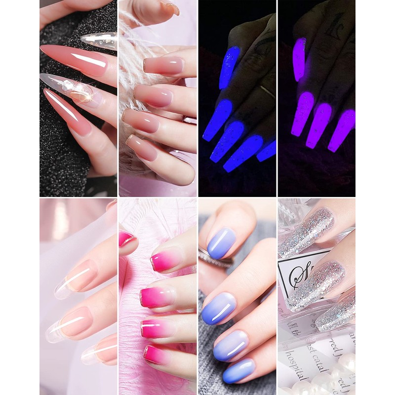 Biutee Length Gel, Polygel, Warm Discoloration, Glow Nail Gel, 0.5