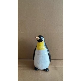 Penguin Baking Soda Holder For Fridge Ceramic Baking Soda Container For Fridge Cute Baking Soda Fridge Holder For Refrigerator Odor Eliminator, Fun Kitchen Gadgets, Baking-Soda Fridge Smell Remover