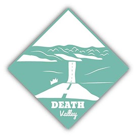 JJH Inc Death Valley National Park Travel USA Cartoon Vinyl Decal Sticker Waterproof Car Decal Bumper Sticker 5"