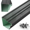 Waterlock 6" Gutter Guards Leaf Protection, Domestic Aluminum Gutter Covers