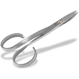 Nail Scissors Toenail Scissors with Sharp Curved Cutting Surface Manicure Scissors Made of High-Quality Stainless Steel Pedicure Nail Cutter for Precise Cutting of Fingers and Toenails