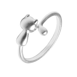 DaWong Channel V 925 Sterling Silver Open Twist Ring Gold Butterfly Rhinestone Widened Dual Stacking Ring 18K Gold Plated Stackable Wedding Bands Rings for Women Men Thick Dome Chunky Rings (3d cat)