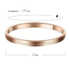 Aurstore® 316L Stainless Steel Slim Bangle Bracelet with Inspirational Phrases.