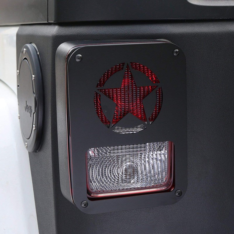 opar Cubierta Trasera de Cinco Estrellas para 2007-2017 Jeep Wrangler