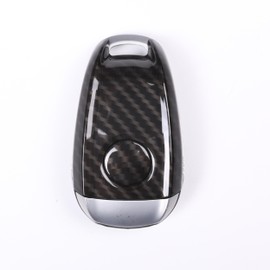 Key Fob Cover Shell Holder Case Compatible with Alfa Romeo Stelvio Giulia Tonale (Carbon Fiber Pattern)