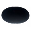 neal Black 9" X 11" Oval Number Plate Side or
