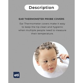 Probe Covers for Digital Ear Thermometer - Pack of 40 Replaceable Protective Hygiene Caps