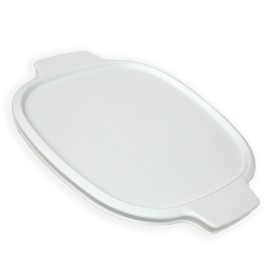 Corningware Stovetop A-2-PC 2-Quart/3-Quart White Color Square Plastic Storage Lids (1)