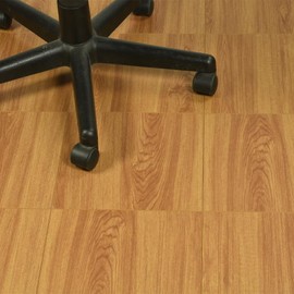 Greatmats Max Tile Vinyl Interlocking Wood Grain Tiles for Basement 20 Pack (American Cherry)