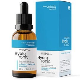 Pure Hyaluronic Acid Face Serum Anti-Wrinkle Plumping Effect With Niacinamide + Provitamin B5 Concentrated Moisturizing Formula Also For The Eye Contour | Hyaluronic ESSENCES 30ml