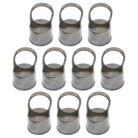 Plum Fittings Chain Link Fence Loop Caps | Eye Top Rail Cap | 2" (1 7/8" OD) x 1 5/8" Pack of 10