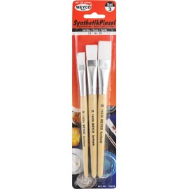 Meyco Synthetic Brushes Set of 3 Sizes 12-16 - 20