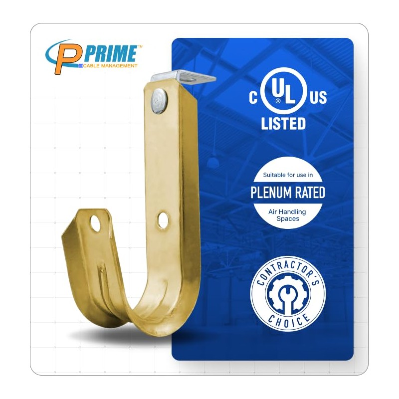 Prime Cable Management 1 5/16 Inch Heavy Duty Metal Cable