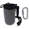 HOUSON Climbing Chalk Bag, Polyamide, Blue with Carabiner, Drawstring &