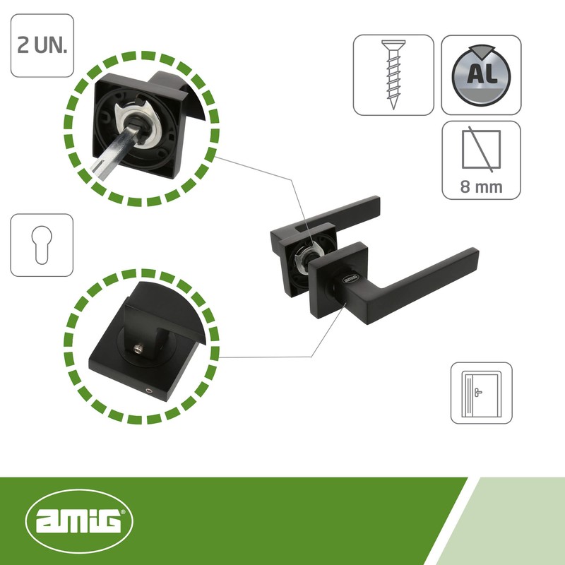 Amig - Door Handle Set | Model CADIZ | 52