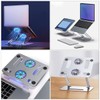 OSALADI Laptop Cooling Pad Dual Fans Adjustable Height Design Lightweight