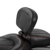 XFMT Motorcycle Front Driver Rider Backrest Pad For Harley Touring