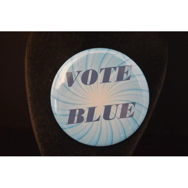 LOT of 12 "VOTE BLUE" BUTTONS pin pinback 2 1/4"