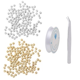 NIDHFG 2000 Beads, Equipped With 1 Piece Of Tweezers And 1 Roll Of Elastic Rope, Diy Handicraft Materials, Jewelry Making, Bracelets, Necklaces, And Pendants.