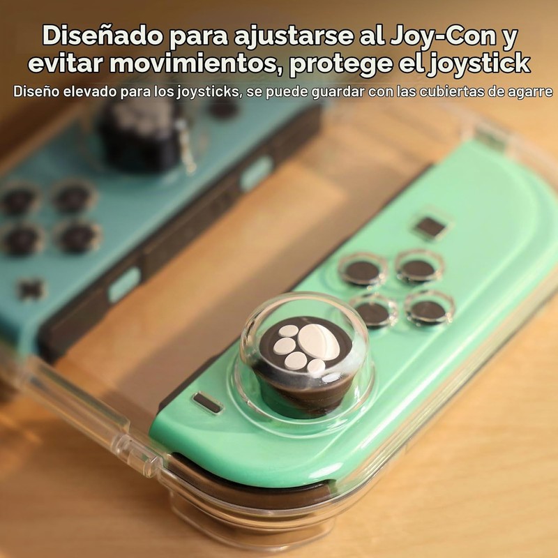 IINE Funda de Almacenamiento Transparente para Joypad, Caja Protectora Portátil