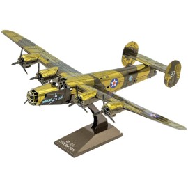 Fascinations Metal Earth B-24 LIBERATOR American Bomber Aircraft 3D Model Kit